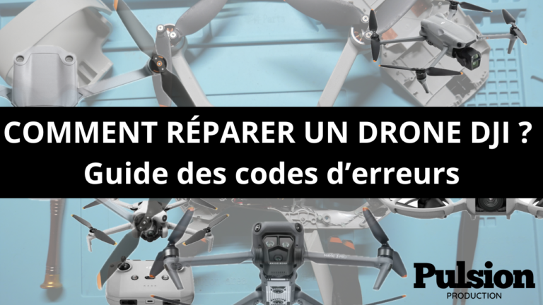 Guide reparation erreur drone dji